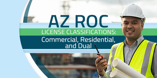 Arizona Contractors License Classifications