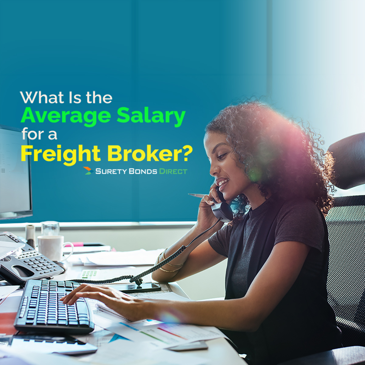 the average salary for a freight broker